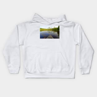 Scenic Gorham Pond #2 Kids Hoodie